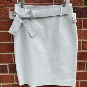 PINK TARTAN PENCIL GREY SKIRT NWT SIZE 8 100% COTTON MADE IN CANADA